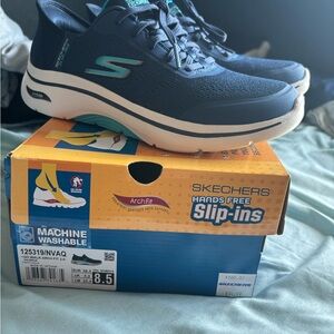 Skechers Navy Slip-On Sneaker